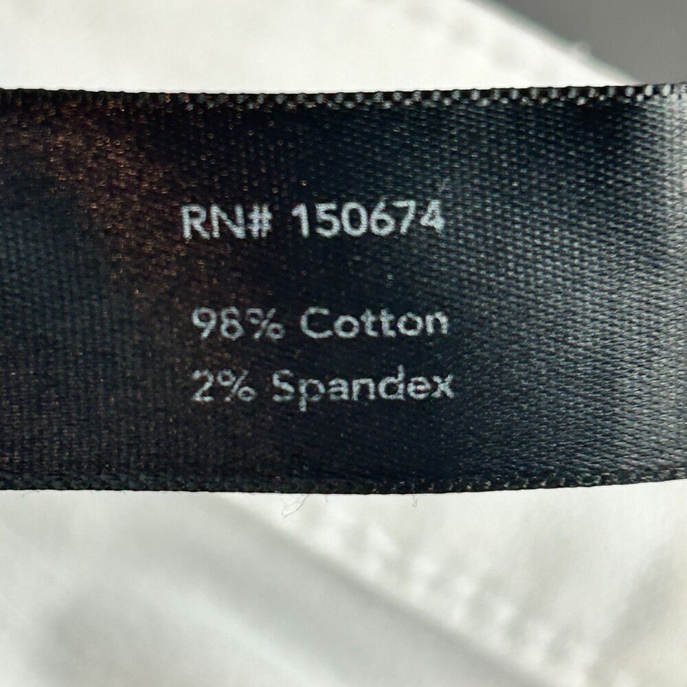 Boston Proper White Denim Wide Leg Jeans Size 10 - Picture 3 of 11